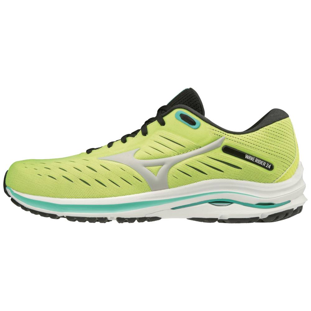 Mizuno Wave Rider 24 - Erkek Koşu Ayakkabısı - Sarı Türkiye (LDVOYQ-735)